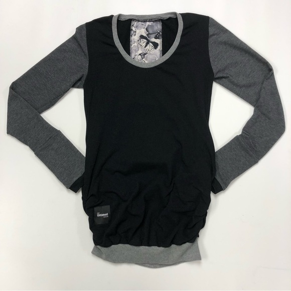 FERNIE Untamed butterfly print long sleeve top - Picture 1 of 8